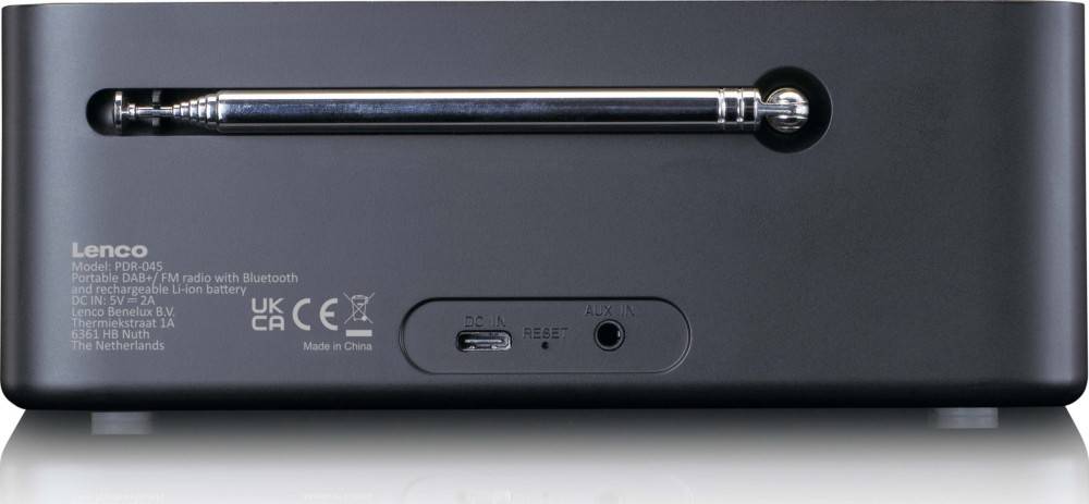 4 Stk. LENCO DAB+ Radio PDR-045BK