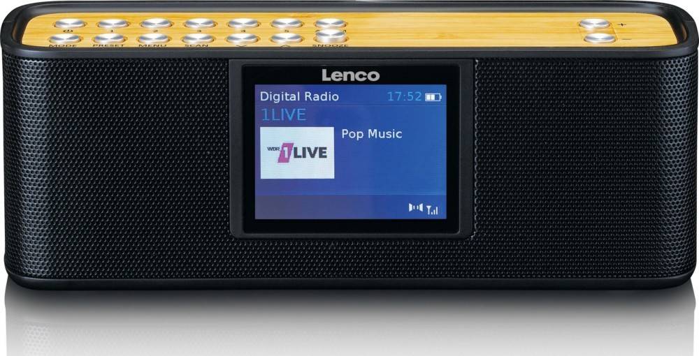 4 Stk. LENCO DAB+ Radio PDR-045BK