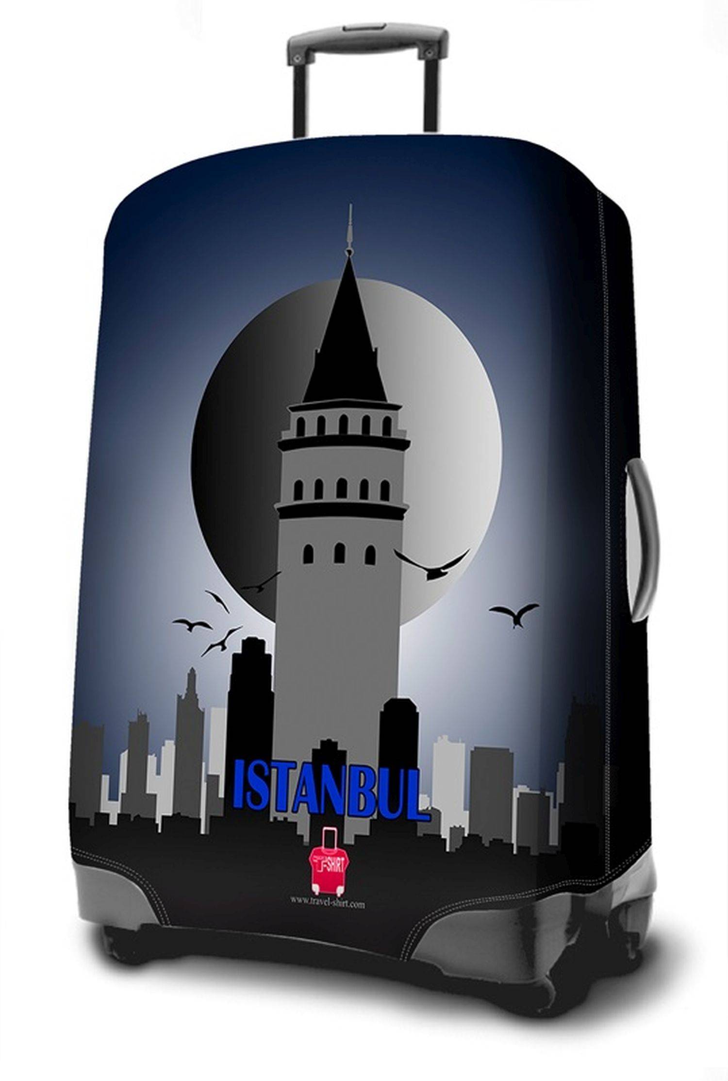 Farbiger Kofferbezug Größe M elastische Kofferhülle Reise Koffer Schutz Bezug Hülle M