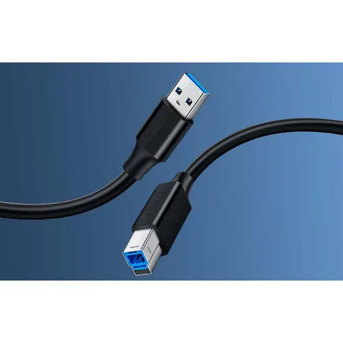 Drucker Kabel USB 3.0 A-B UGREEN US210, Kabeladapter USB Kabel 1m Schwarz Drucker Kabel USB 3.0 A-B UGREEN US210, Kabeladapter USB Kabel 1m Schwarz