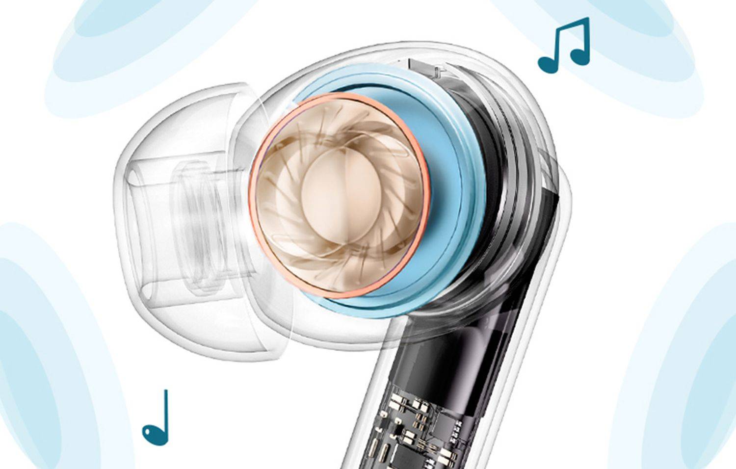 Lenovo XT98 TWS Bluetooth 5.2 Kopfhörer In-Ear Kopfhörer Headphones Schwarz