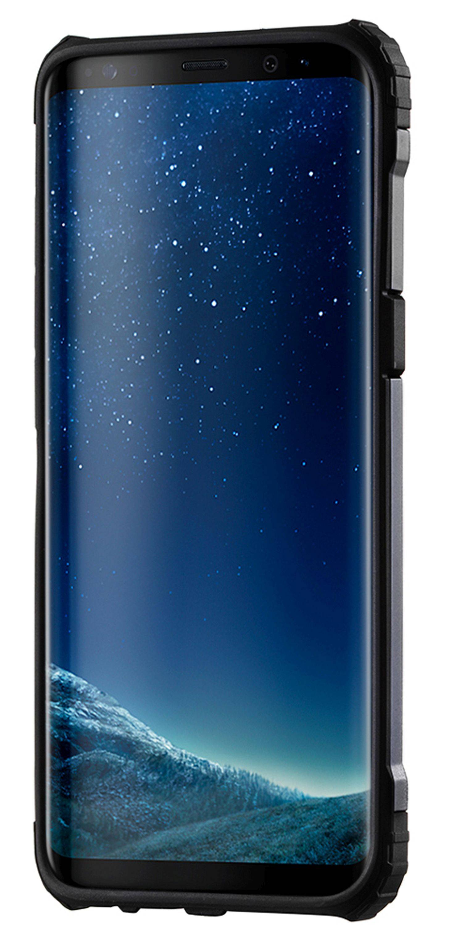 Schutzhülle Bumper Hybrid Armor kompatibel mit iPhone 14 Silikon Hülle Zubehör Tasche in Schwarz