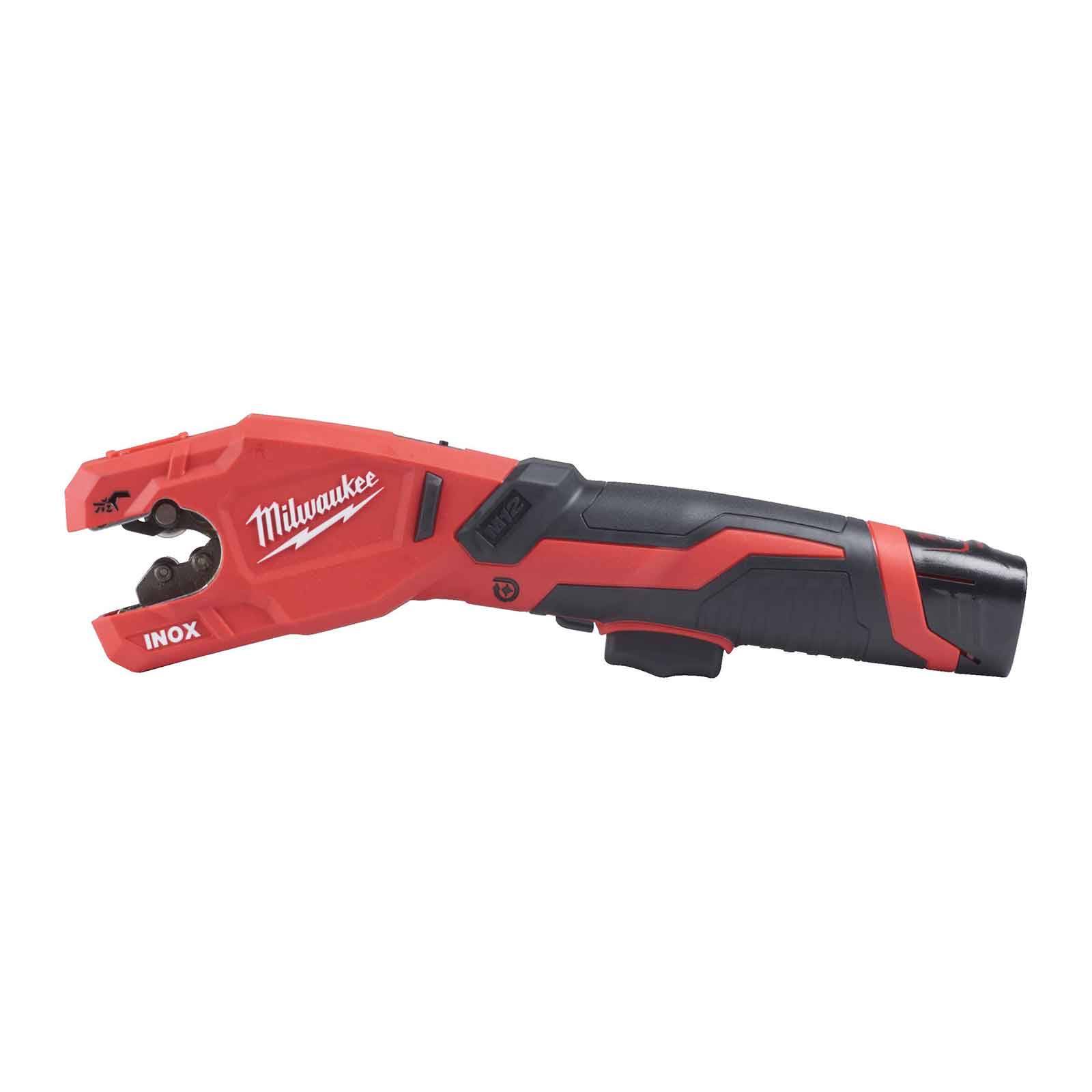 Milwaukee Akku-Edelstahl-Rohrabschneider M12 PCSS-202C 12V 2Ah