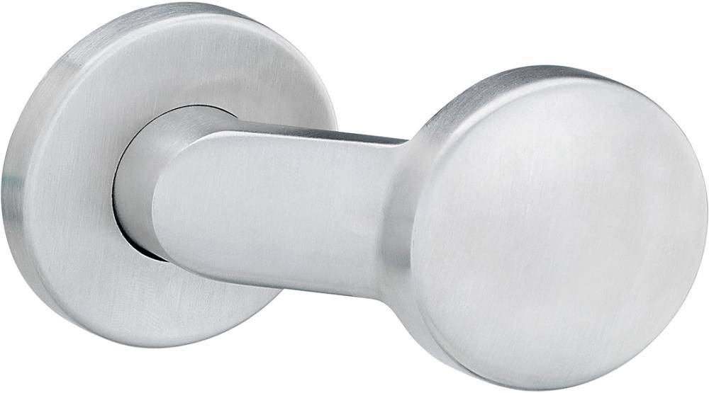 Knopf,auf Rosette, 1052/1620,silberfarbig