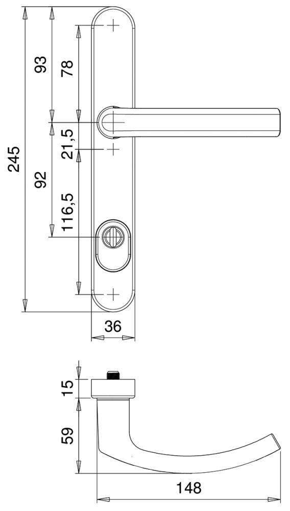 Alu-Rahm.-Dr.-Grt.,Kronos,8mm,92,ZA,F12 2005/045, F12