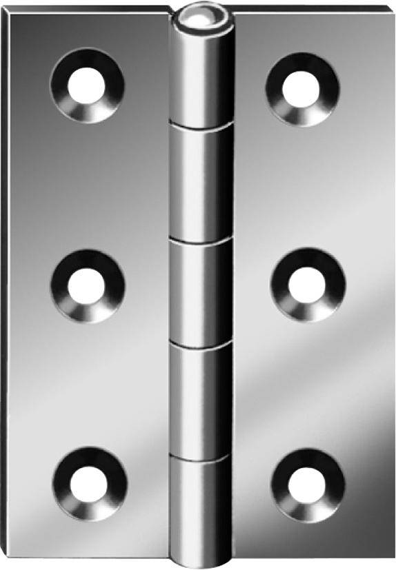 DIN-Scharnier halbbr. 90X63 verz.