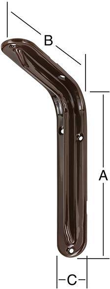 Format-Konsole 245X165, braun