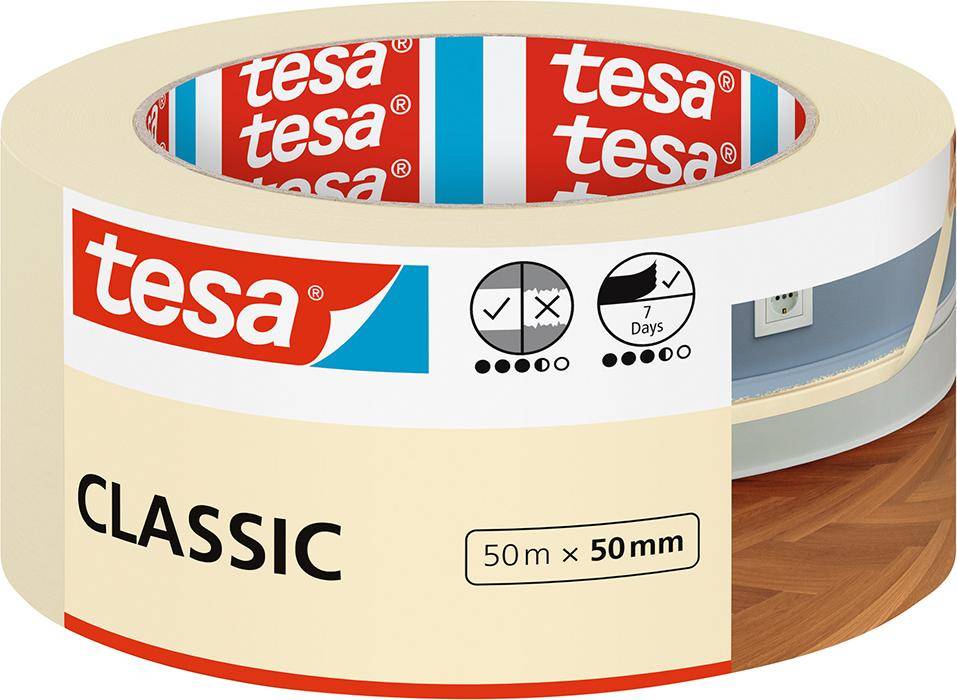 Tesa® Malerband Classic, 50M:50Mm 15 Chamois 50m x 50mm