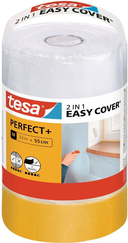 Tesa® Easy Cover Perfect+ Refill: M 33M:55Cm 13 Orange 33m x 550mm