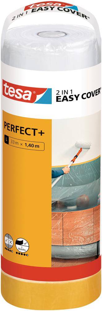 Tesa® Easy Cover Perfect+ Refill: L 33M:1,40M 13 Orange 33m x 1400mm