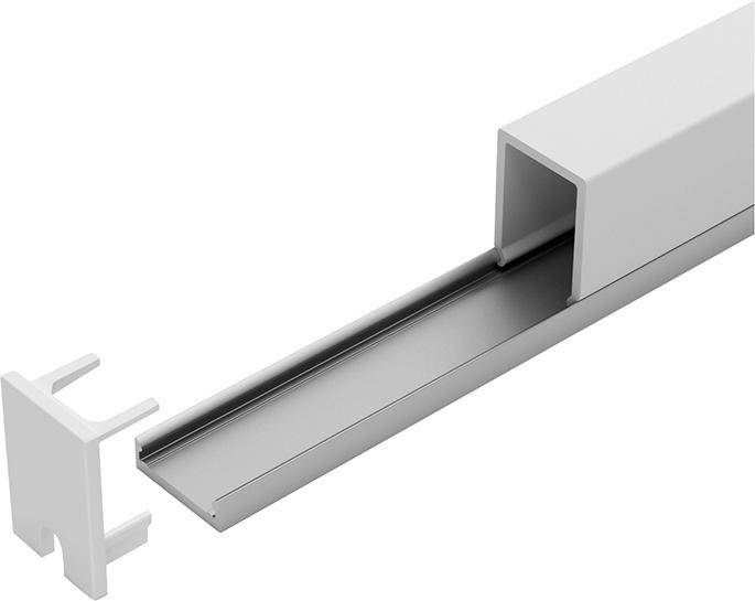 LED ChannelLine A 5er SetL4000, Abdeckprofil opal