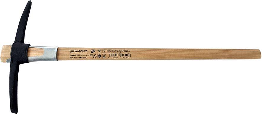 Kreuzhacke 1,5 kg mit Stiel nach DIN