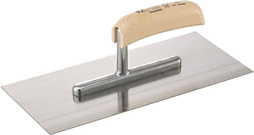 Glättekelle 280x130mm, Holzgriff FORTIS Bau