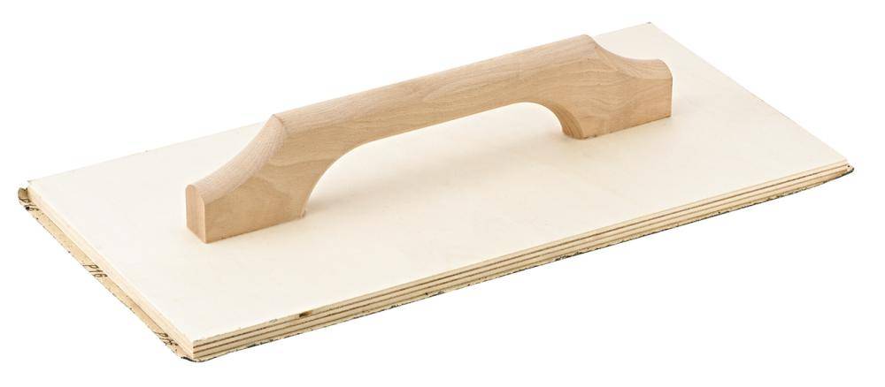 Schleifbrett 480x240mm, aus Holz, Körnung 16 FORTIS Bau