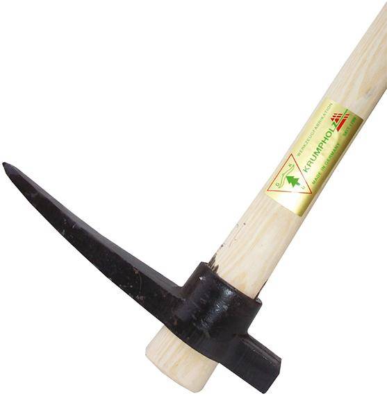 Spitzhacke 1,5 kg m. Stiel Made in Germany
