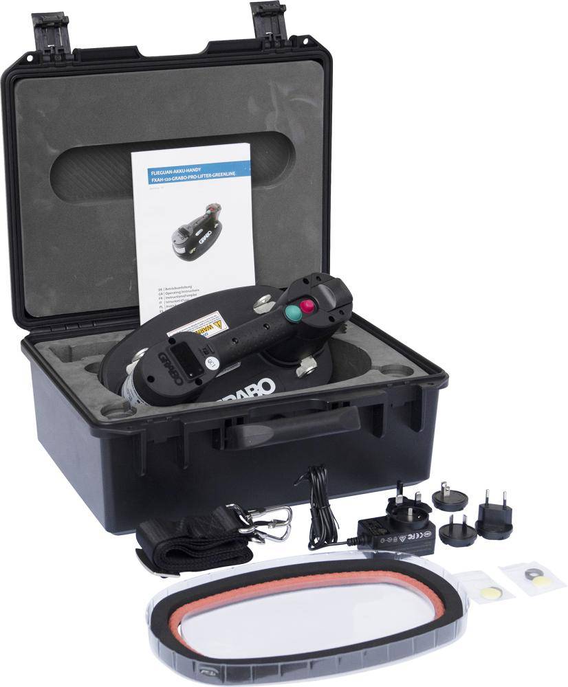 Flieguan-Akku-Handy mit digitalem Manometer