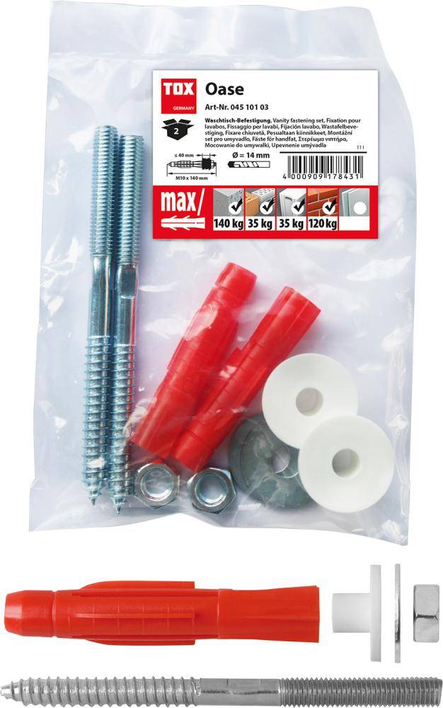 TOX WaschtischbefestigungOase BTL