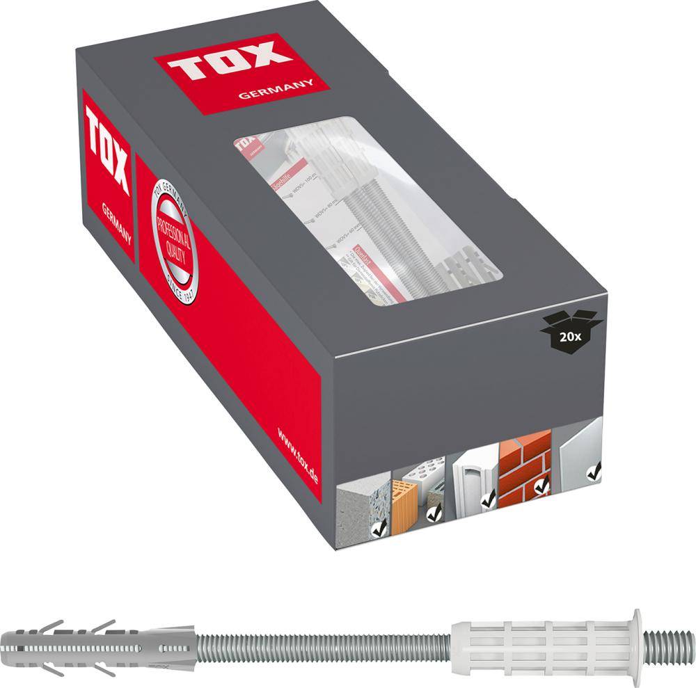 TOX Abstandsmont.-System Thermo Proof Mini M8x120 Großpack KT