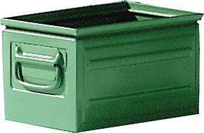 Stapeltransportkasten Stahl Gr.B grün B200xT350x200 mm