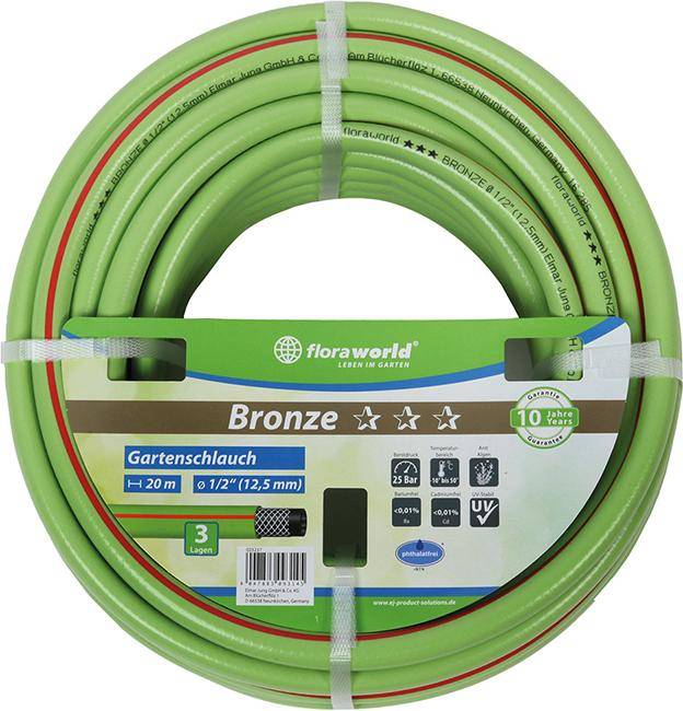 Gartenwasserschlauch 20 mm 3/4Z 50 m Bronze Floraworld