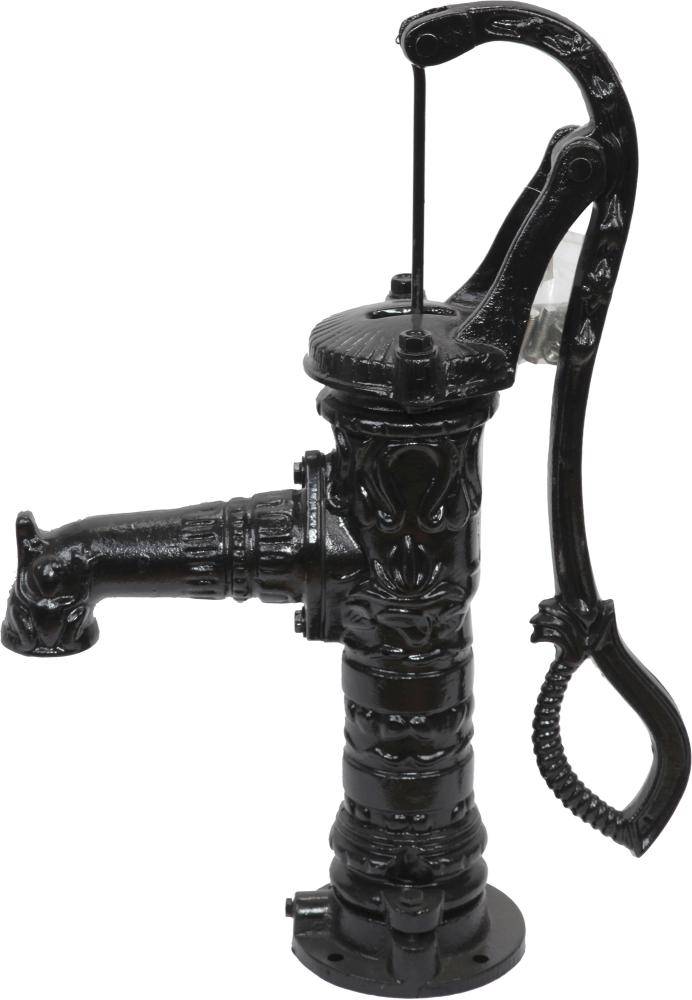 Nostalgie-Schwengelpumpe schw. Rundfl.Ro Floraworld