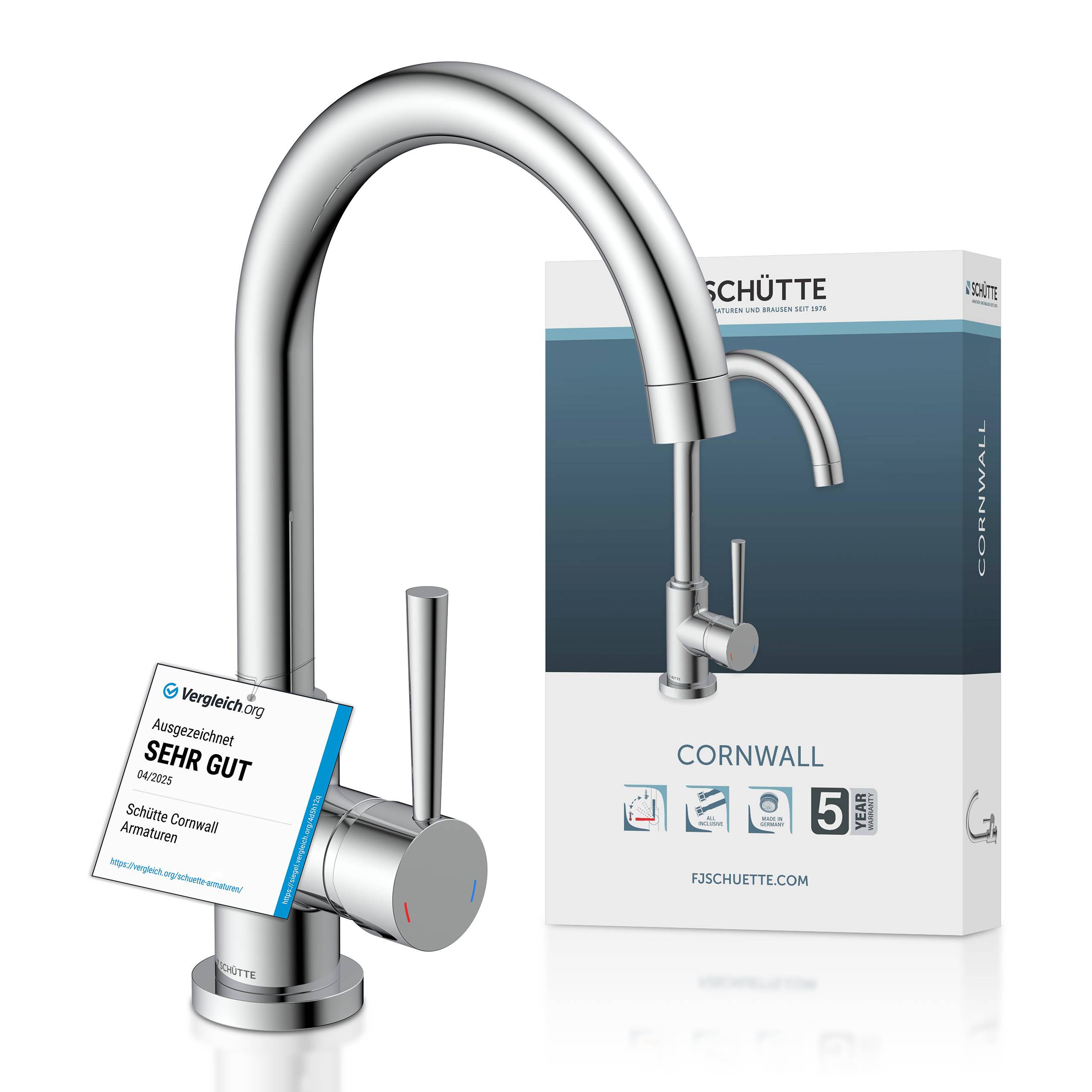 CORNWALL Spültischarmatur, Chrom