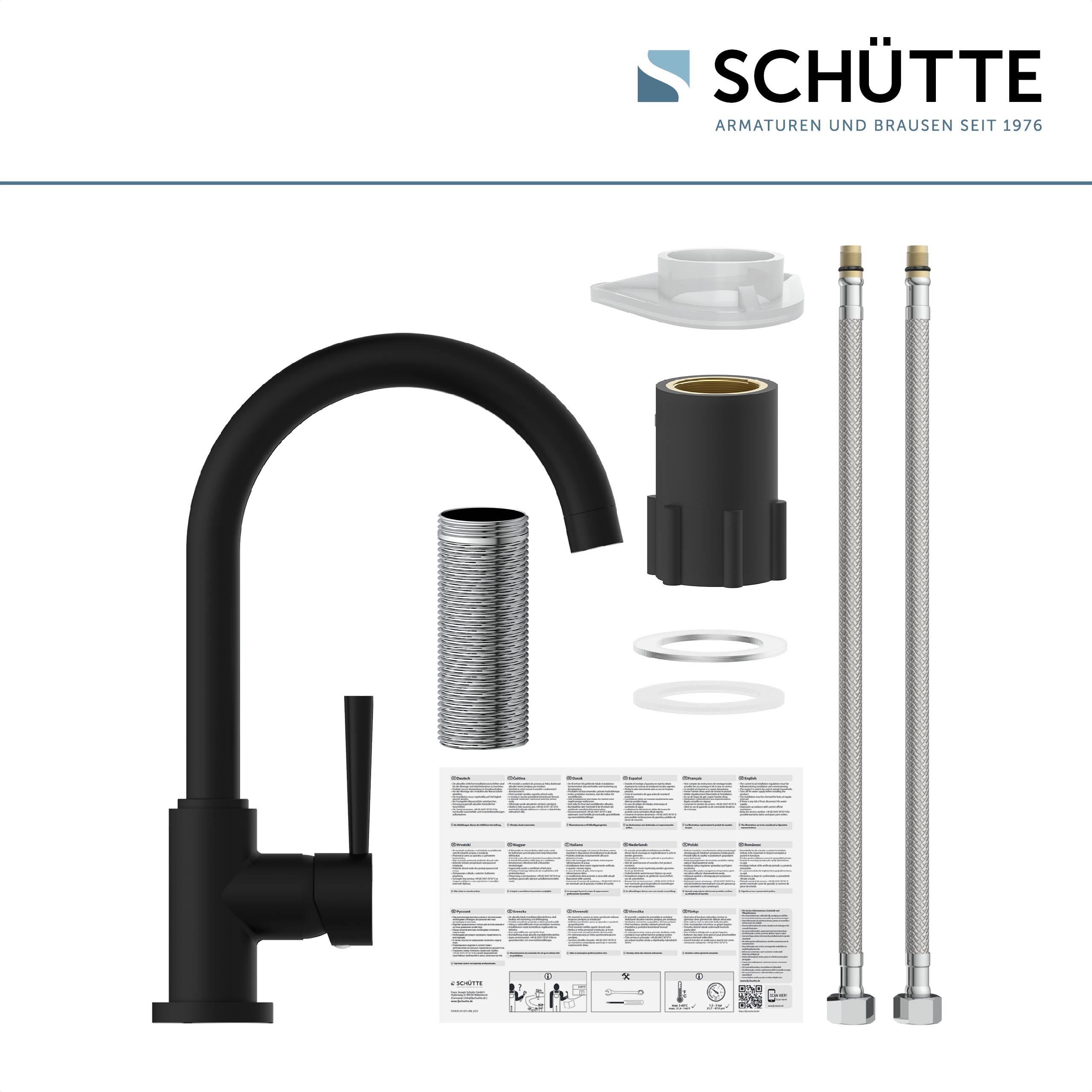 CORNWALL Spültischarmatur, Schwarz matt