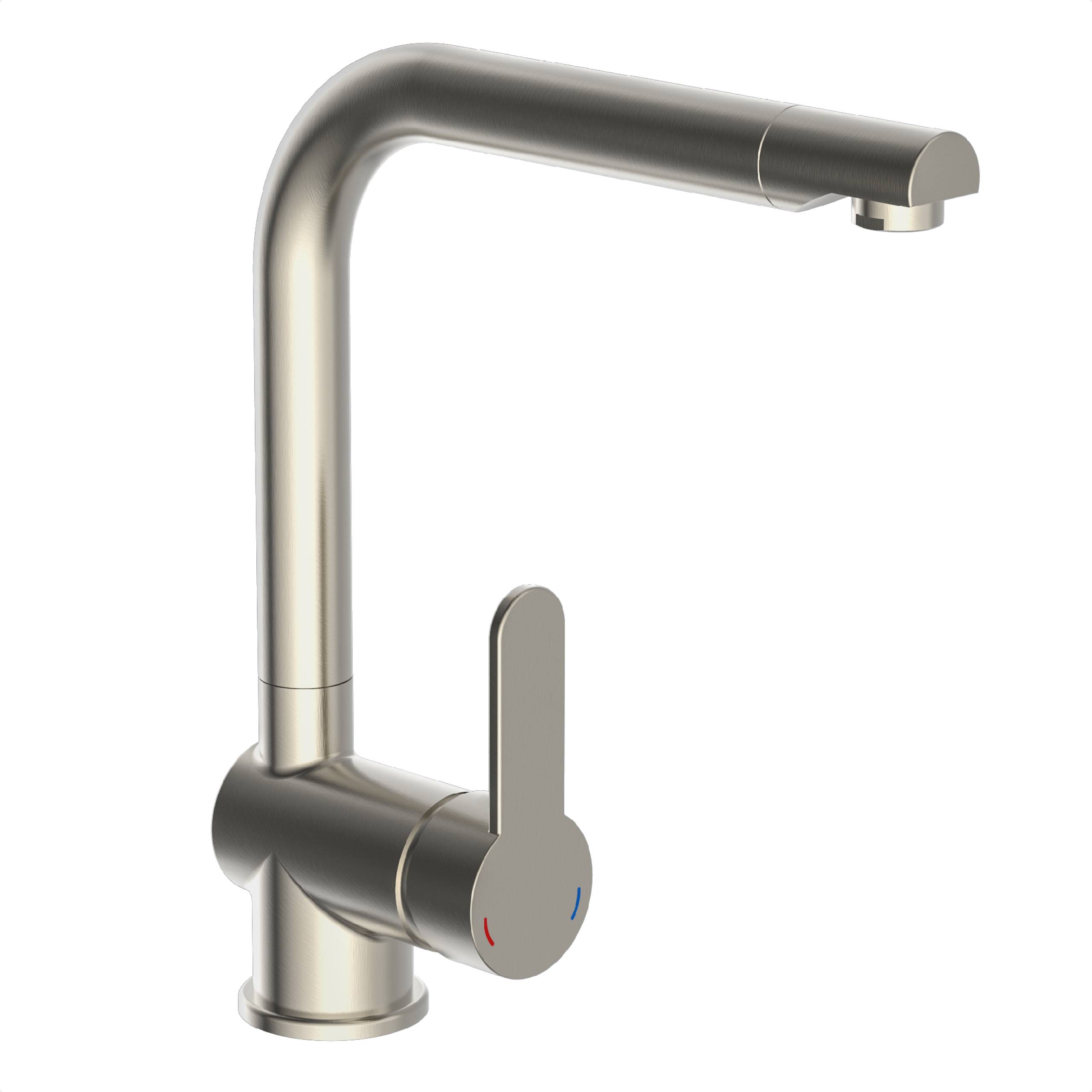 RIO Spültischarmatur, Edelstahloptik