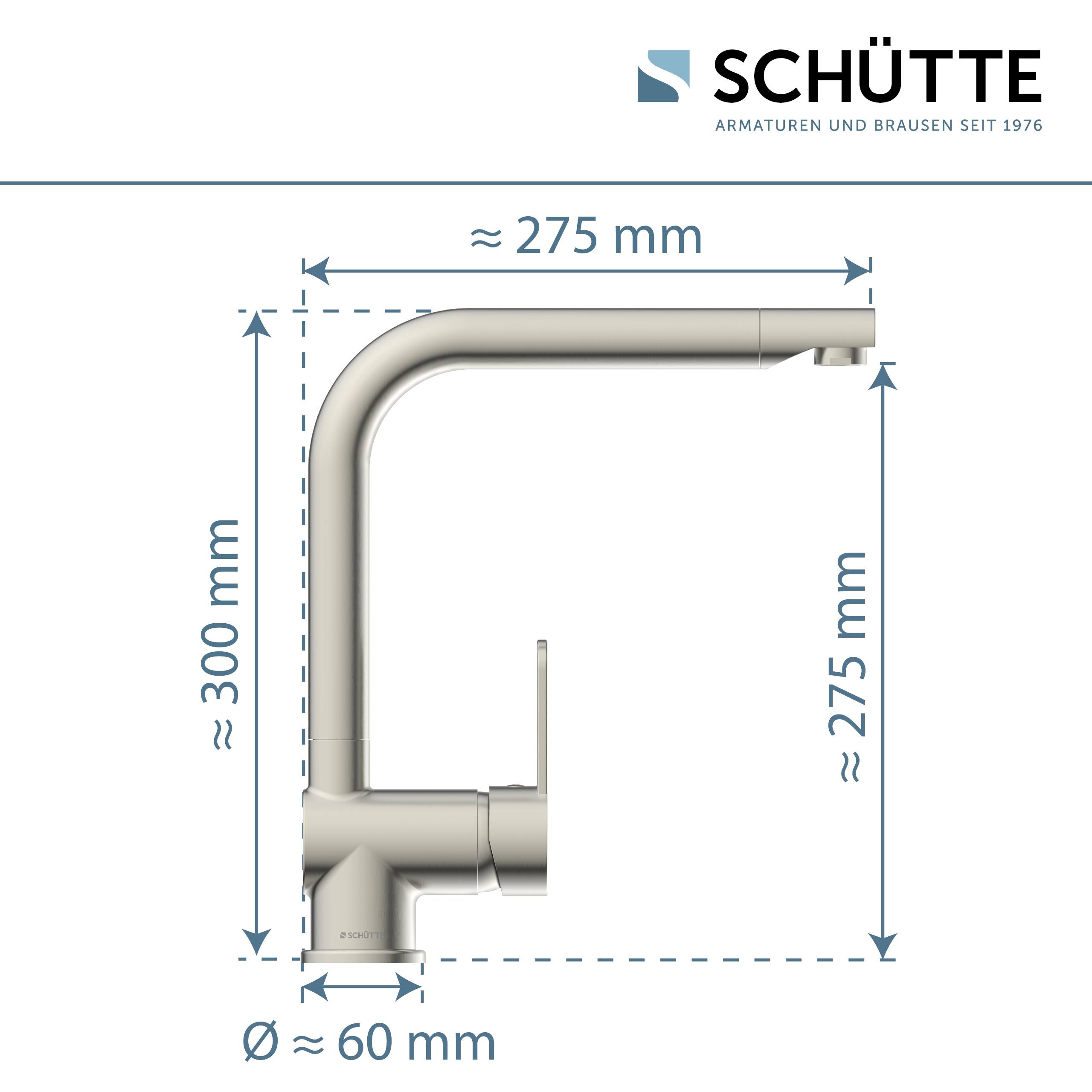 RIO Spültischarmatur, Edelstahloptik