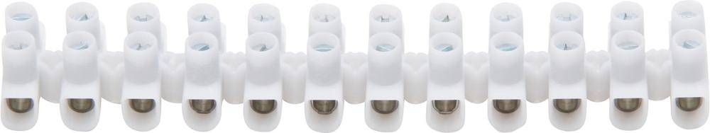 PVC-Lüsterklemmleiste 12p4-6qmm, natur a2 SB