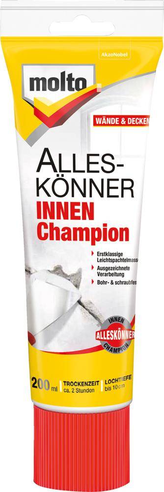 Fertigspachtel 200 ml Champion lleskoenner innen molto
