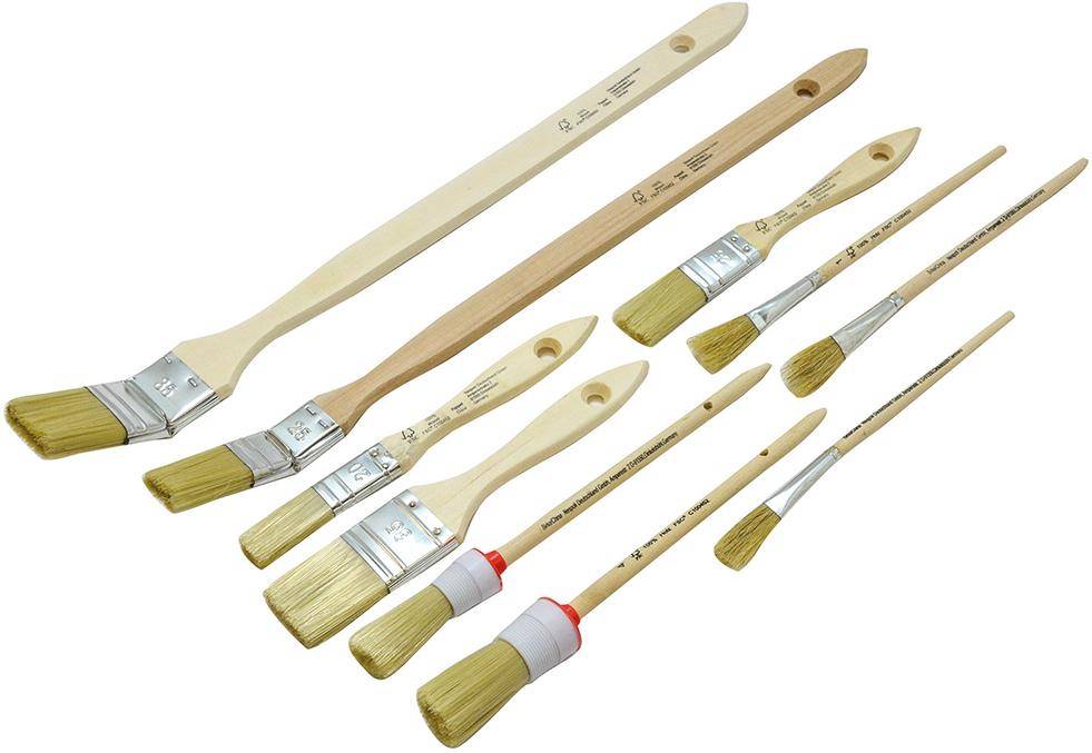 FSC Pinsel-Set 10 tlg. 2xHK-Pinsel,2xRingp.,3x Flachp.3xUnipinsel im Beutel/Reiter Nespoli