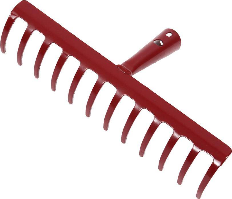 Gartenrechen 12 Zinken o.Stiel Floraworld