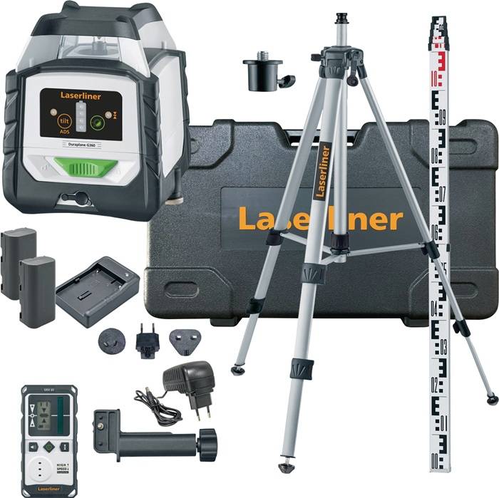 Kreuzlinienlaser Duraplane G360 ± 3,5Grad 515mm ± 0,2 mm/m LASERLINER