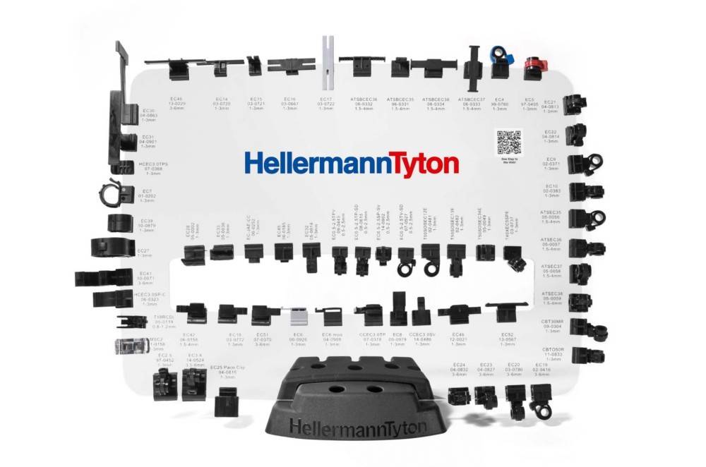 HellermannTyton Befestigungselement EC15PA66HIRHSBKVE500