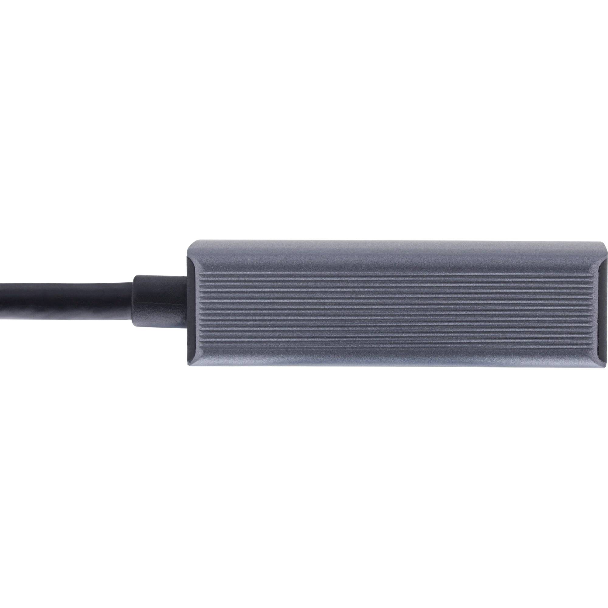 INLINE - USB 3.2 Netzwerk-Adapterkabel - 2,5 Gb/s Gigabit Netzwerk - USB-C