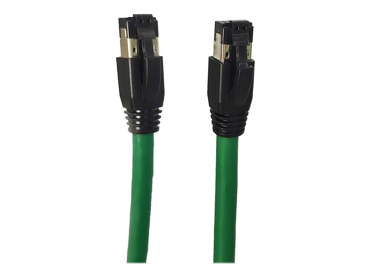 CAT8.1 S/FTP 7,5m Grün LSZH Geschirmtes Netzwerkkabel AWG