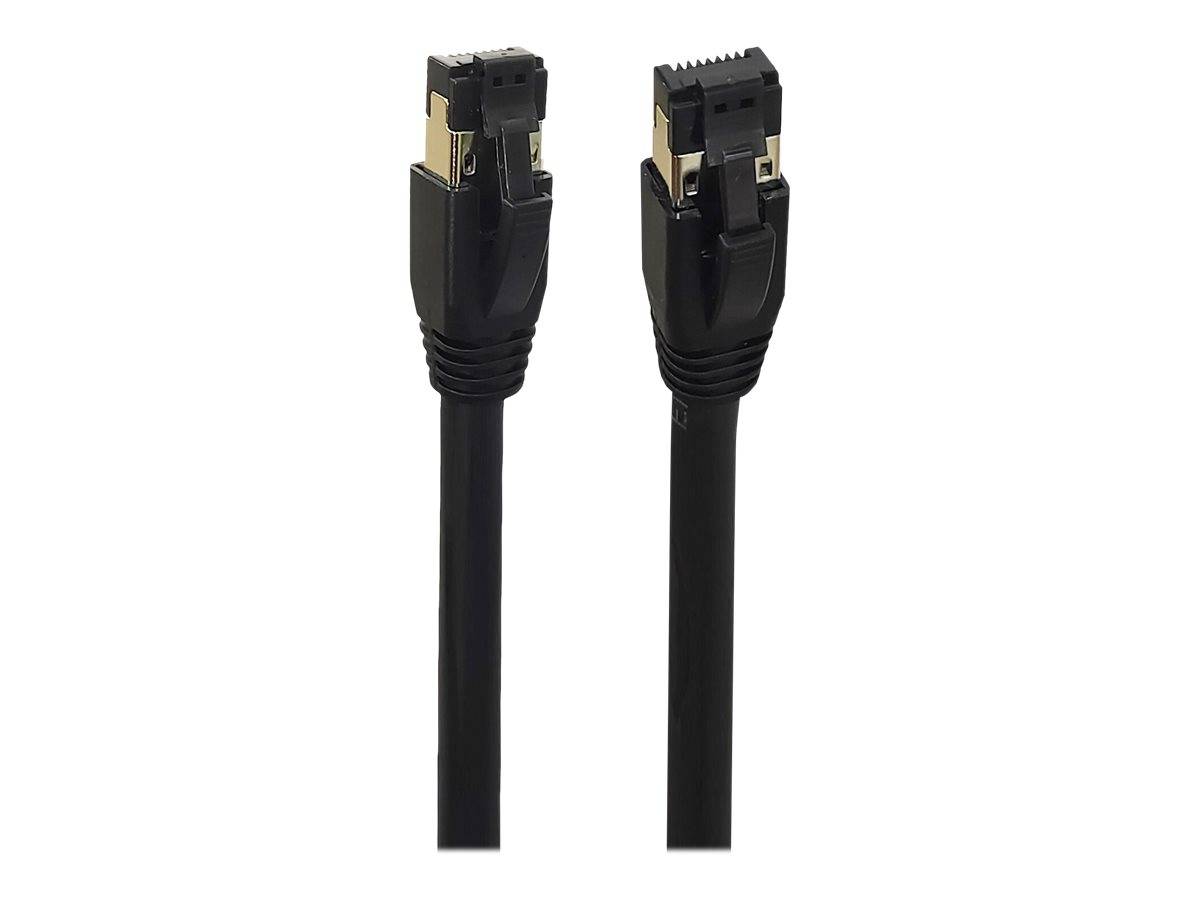 CAT8.1 S/FTP 10m Schwarz LSZH Geschirmtes Netzwerkkabel AWG