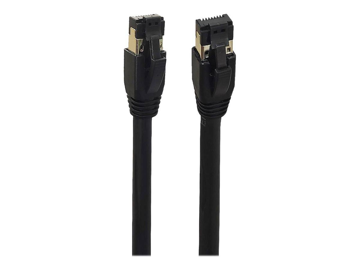 CAT8.1 S/FTP 7,5m Schwarz LSZH Geschirmtes Netzwerkkabel AWG