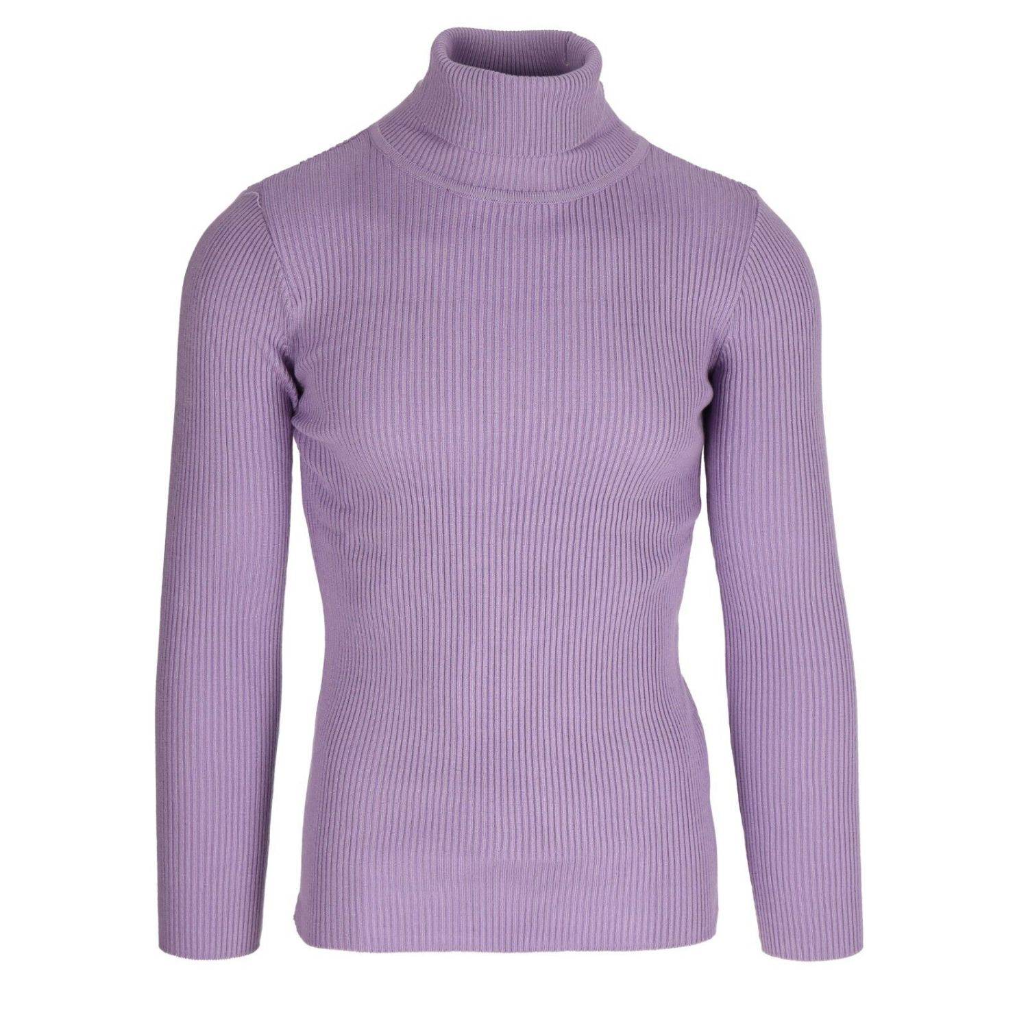 Rollkragen Pullover Herren Sweatshirt Sweater Rolli Stretch Pullover XL Lila
