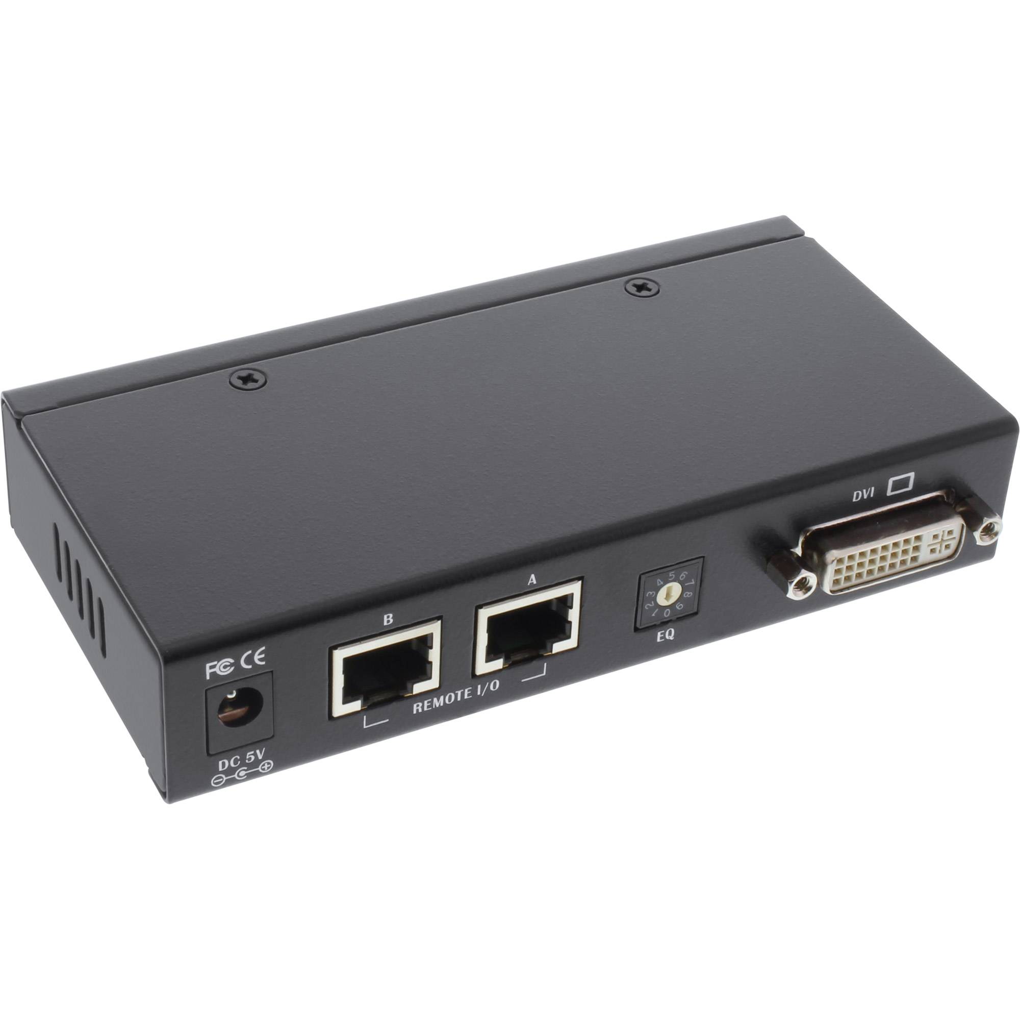 INLINE - DVI USB KVM Extender - Verlängerung über UTP - mit Audio - bis 50m