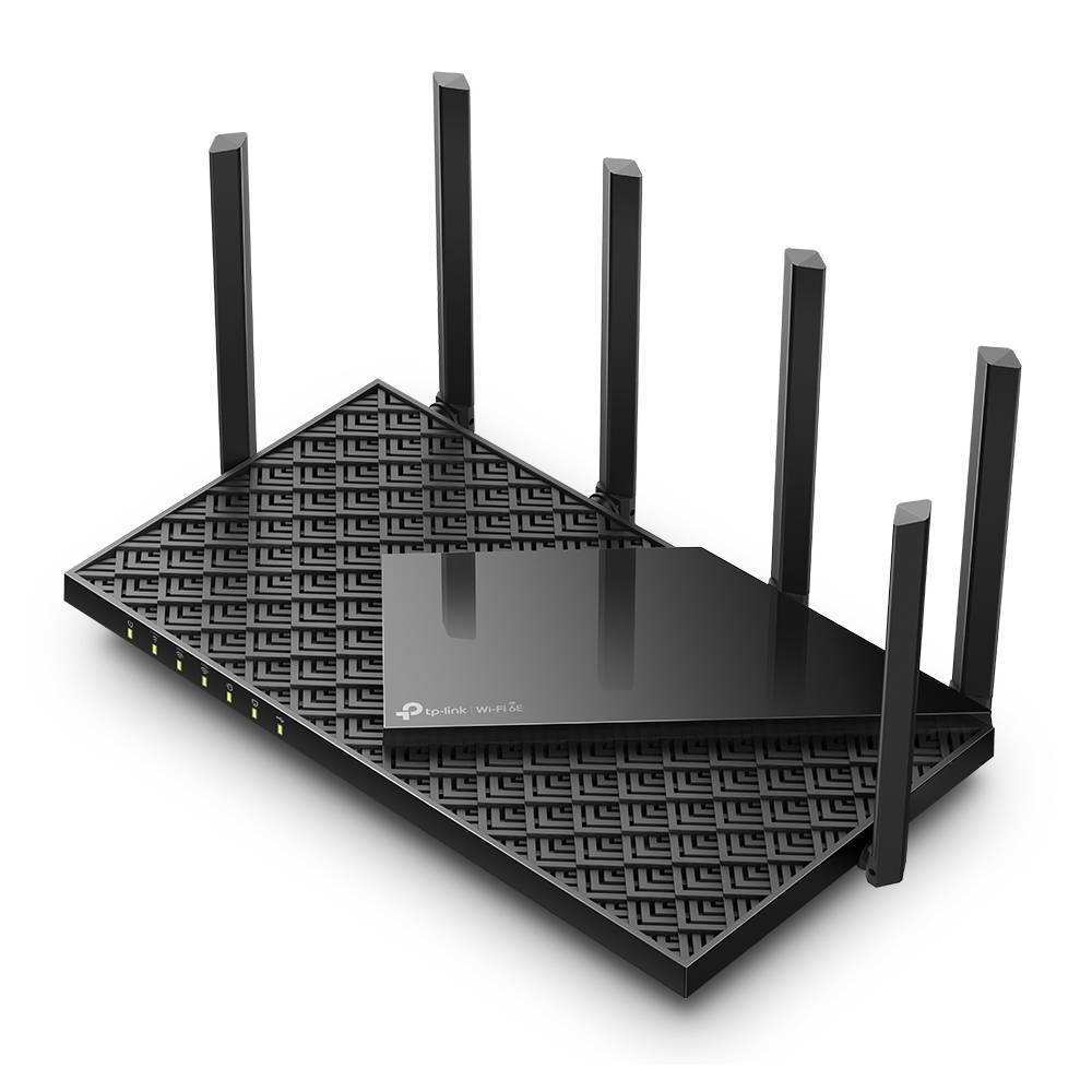 TP-LINK Archer AXE75 V1 - Wireless Router - 4-Port-Switch - 1GbE - Wi-Fi 6E - Wi