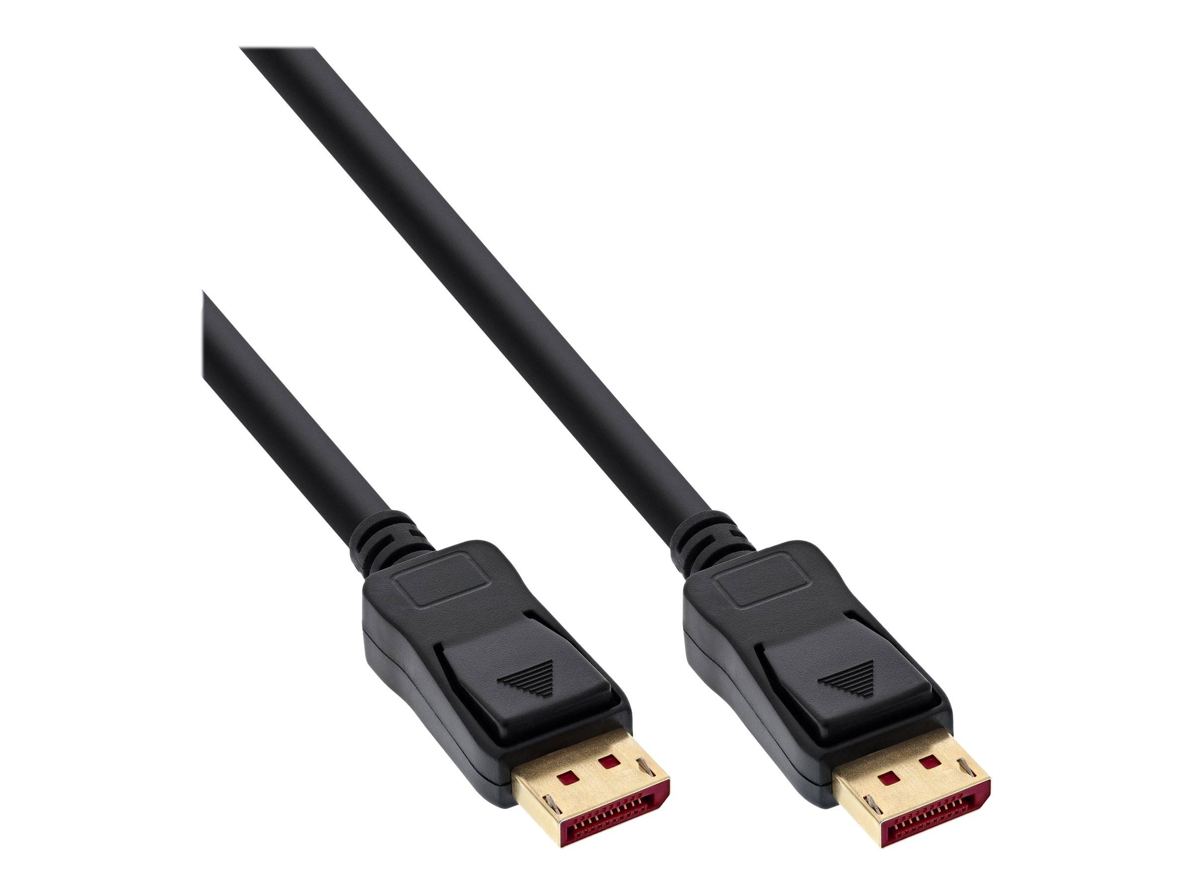 INLINE - 25er Bulk-Pack DisplayPort 1.4 Kabel - 8K4K - schwarz/gold - 2m