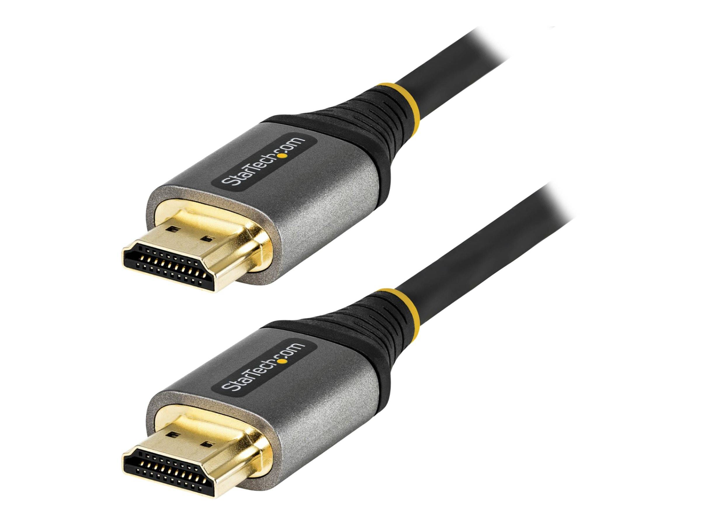 StarTech.com 12ft (4m) HDMI 2.1 Cable, Certified Ultra High Speed HDMI Cable 48Gbps, 8K 60Hz/4K 120Hz HDR10+ eARC, Ultra