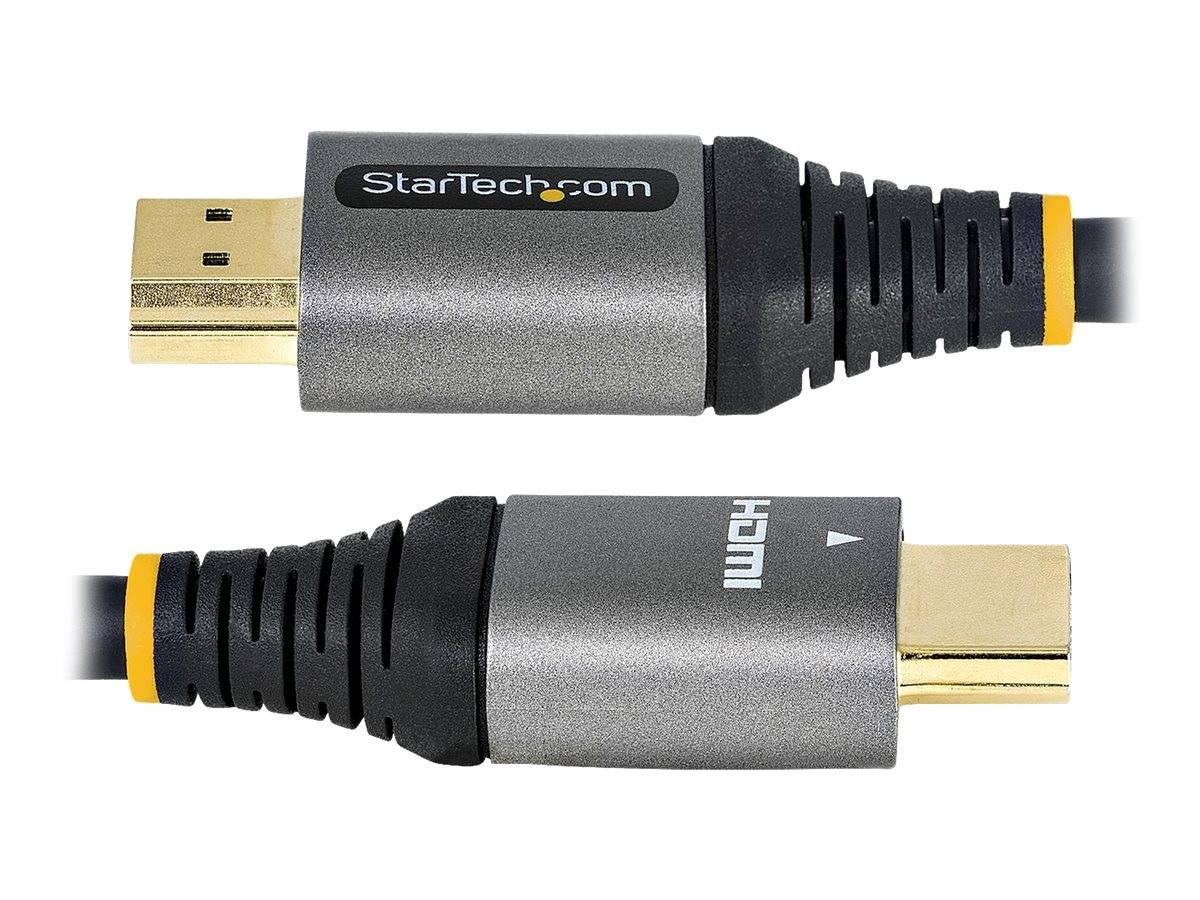 StarTech.com 12ft (4m) HDMI 2.1 Cable, Certified Ultra High Speed HDMI Cable 48Gbps, 8K 60Hz/4K 120Hz HDR10+ eARC, Ultra