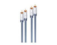 SHIVERPEAKS - S/CONN SP40105, 2 x RCA, Männlich, 2 x RCA, Männlich, 5 m, Blau