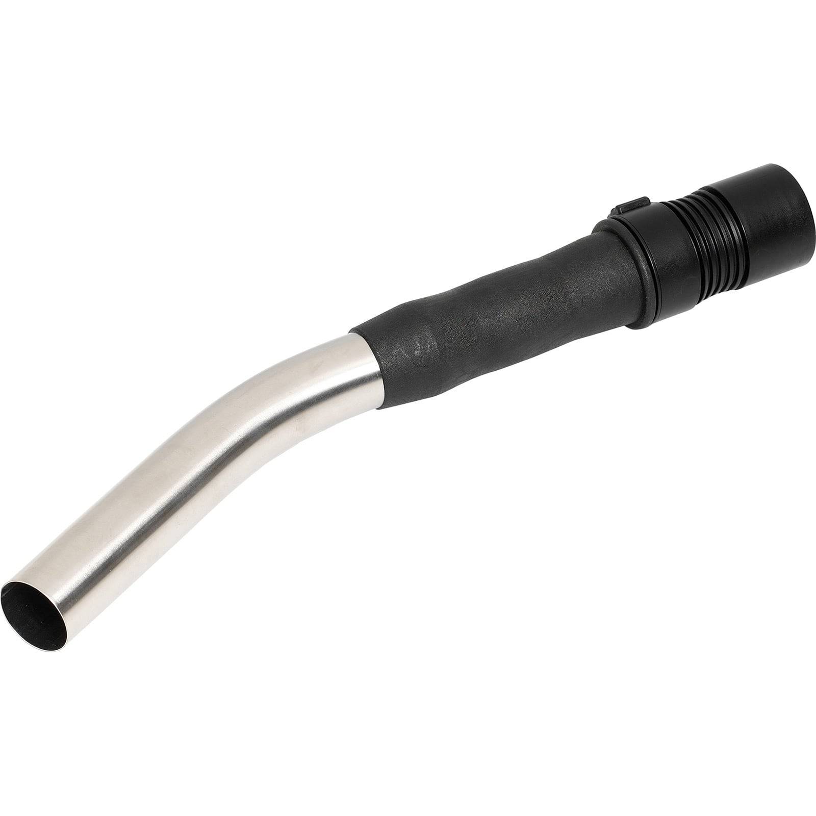 Eine Metallsaugrohranbauteile mit einem gebogenen Ende und einem Gummigriff, die zum Lenken der Saugkraft und zum Erreichen enger Räume verwendet wird.