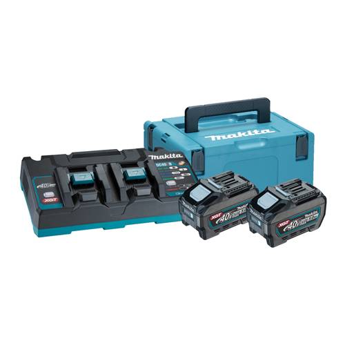 MAKITA 191U13-9 - Power Source-Kit passend für XGT-Geräte (40V XGT Li-Ionen | bestehend aus 2x BL4050F Akkus 5,0 Ah,