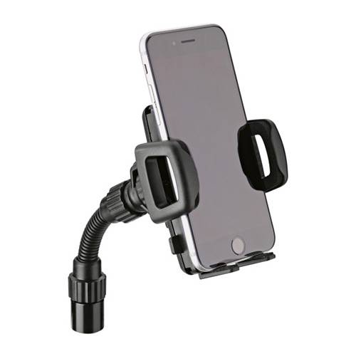 KOENIG & MEYER 19748-300-55 - Smartphone-Halter (Breite 60 - 84mm | 360° drehbar | flexibler Haltearm | 3/8" Gewinde)