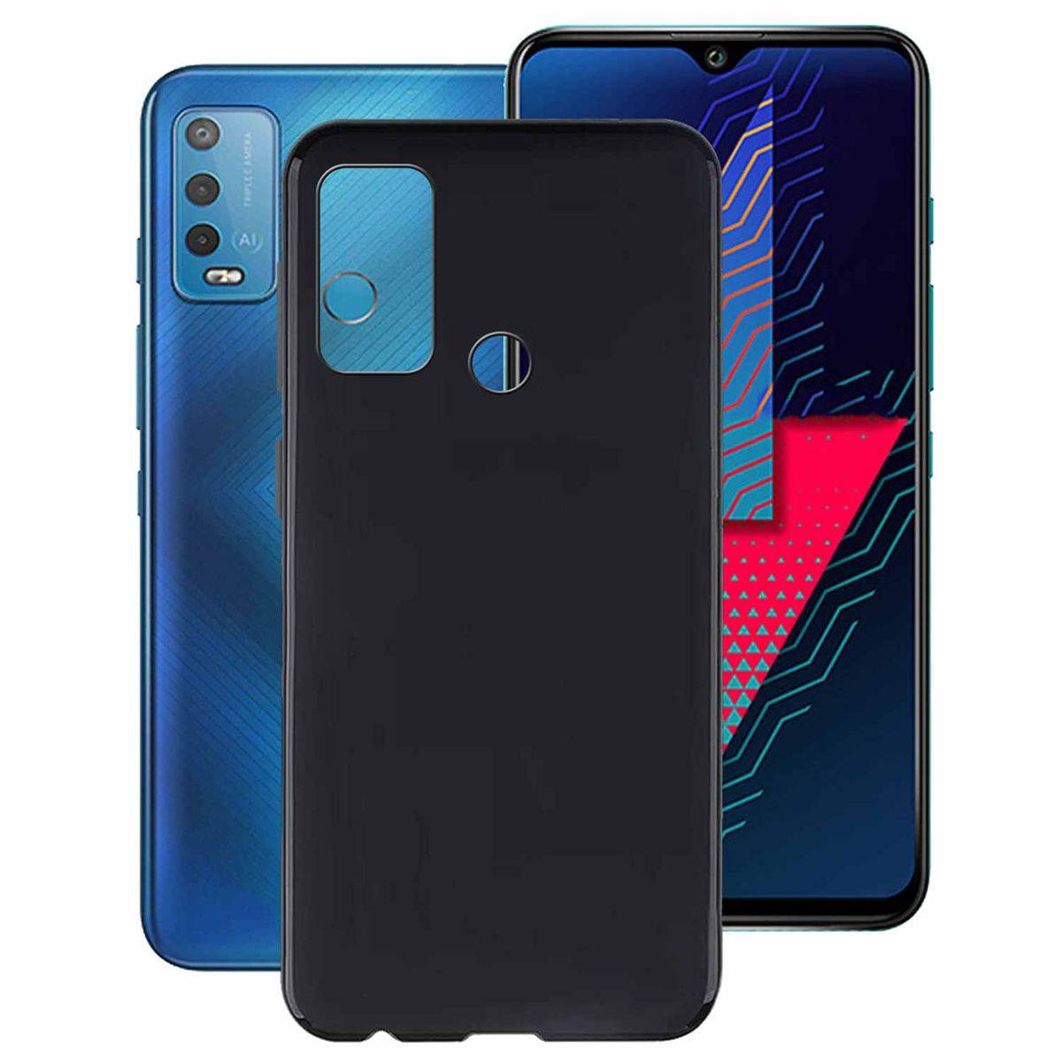 Für Wiko Power U30 Silikoncase TPU Schutz Schwarz Handy Tasche Hülle Cover Etui Zubehör Neu
